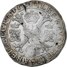 Spanish Netherlands, Albert & Isabella, Patagon, Tournai, Silver, EF(40-45)
