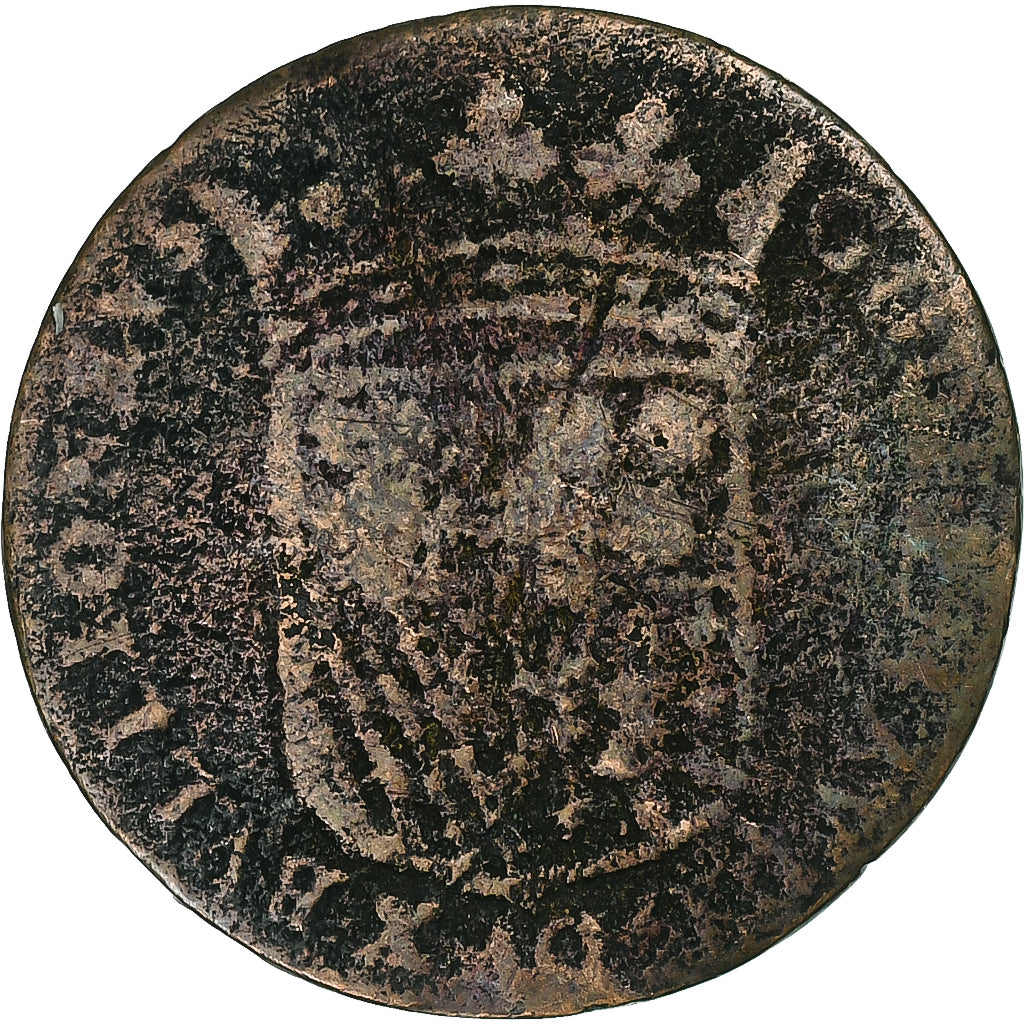 Duchy of Bouillon, Godefroy-Maurice, Liard, 1681, Bouillon, Copper