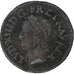 Frankrijk, Louis XIII, Double Tournois, 1643, Corbeil, Koper, FR, Gadoury:12