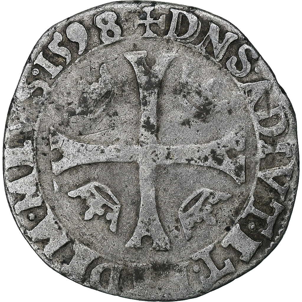 Principauté de Dombes, Henri II de Montpensier, Douzain, 1598, Trévoux