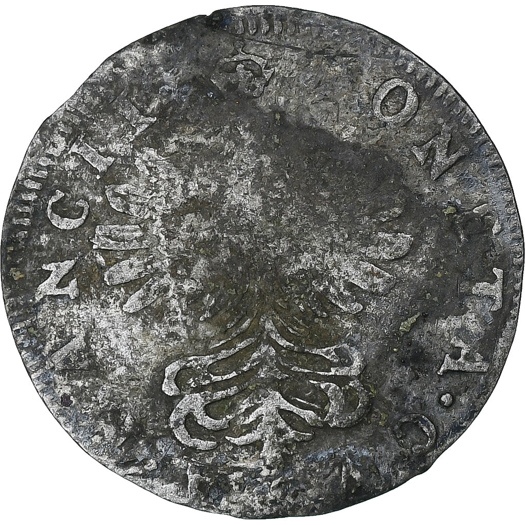 Duché de Lorraine, Léopold I, 5 Liards, 1706-1729, Nancy, Billon, TB+