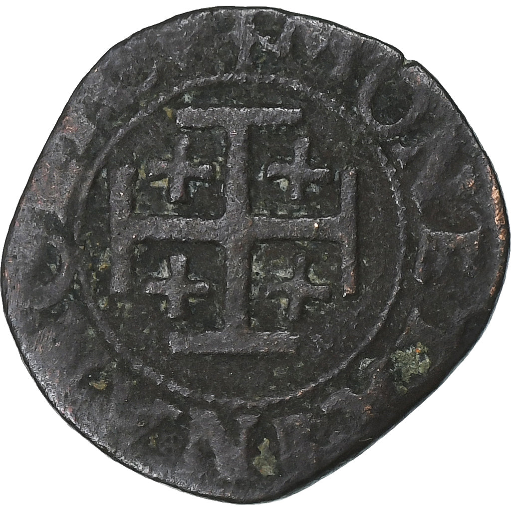 Duché de Lorraine, Charles III, Double Denier, (1582), Nancy, Argent