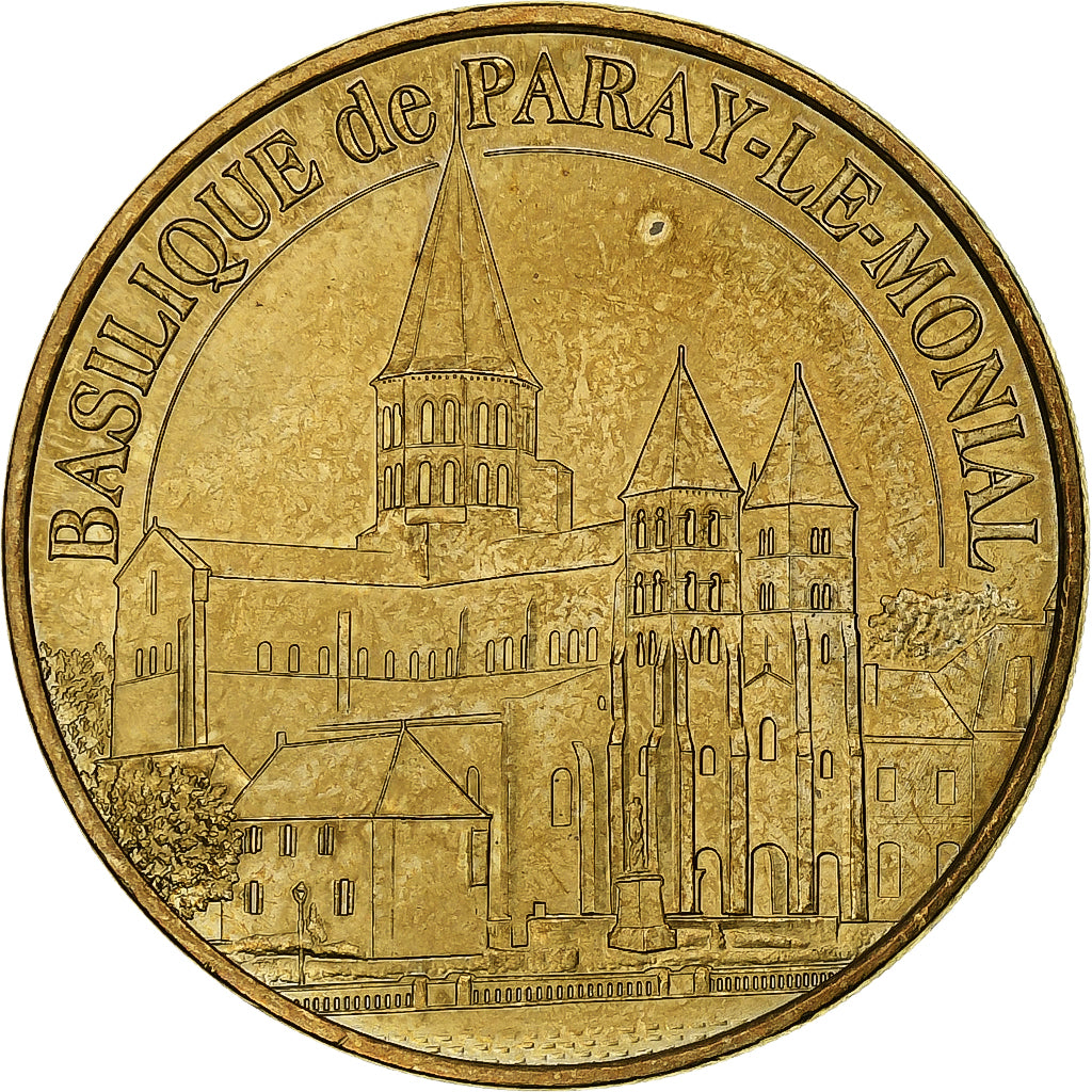 Francja, Tourist token, Basilique de Parey-le-monial, 2009, MDP, Nordic gold