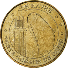 Francia, Tourist token, Porte Océane, Le Havre, 2009, MDP, Nordic gold, EBC