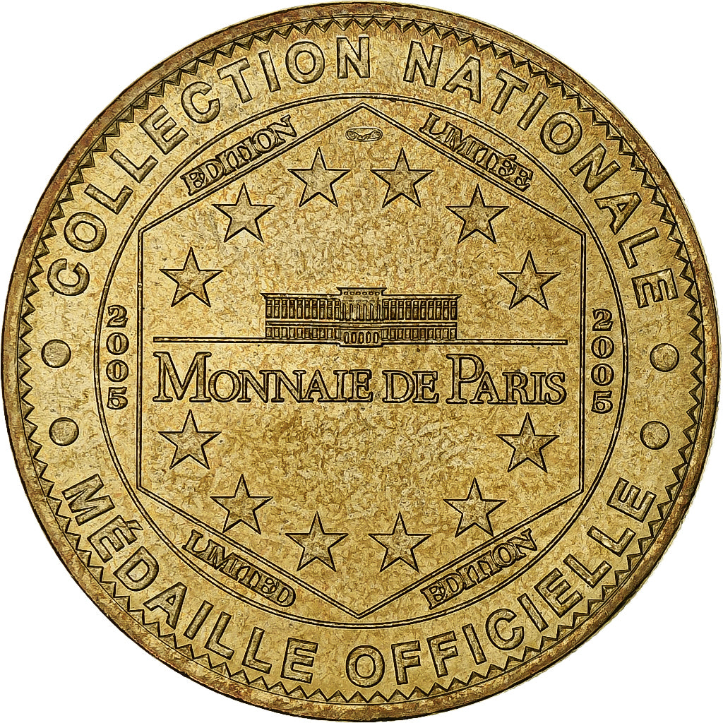 Francja, Tourist token, Aiguille du Midi, 2005, MDP, Nordic gold, MS(63)