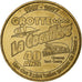 France, Tourist token, Grotte La Cocalière, 2007, MDP, Nordic gold, MS(60-62)
