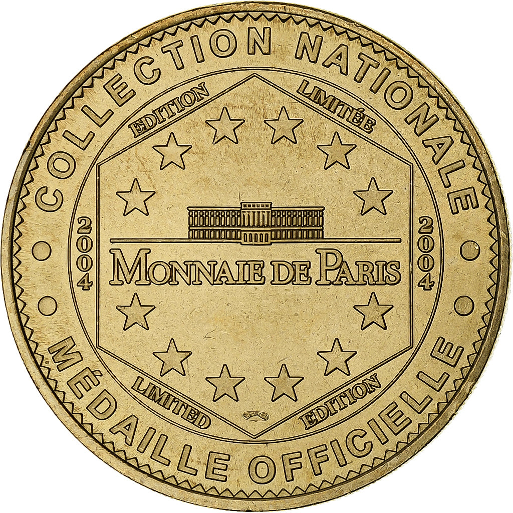 France, Tourist token, Château de Castelnau, 2004, MDP, Nordic gold, MS(63)
