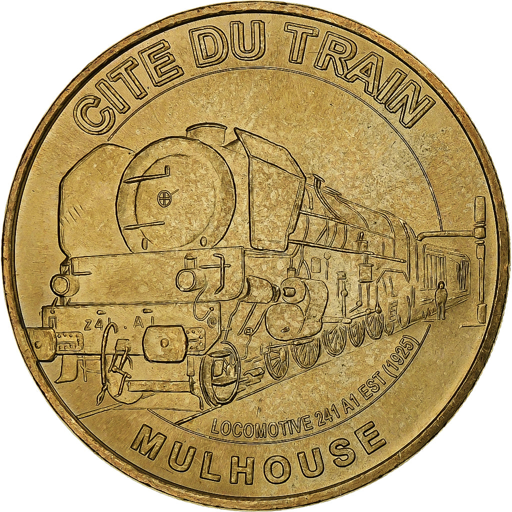 France, Tourist token, Cité du train, Mulhouse, 2006, MDP, Nordic gold, MS(63)
