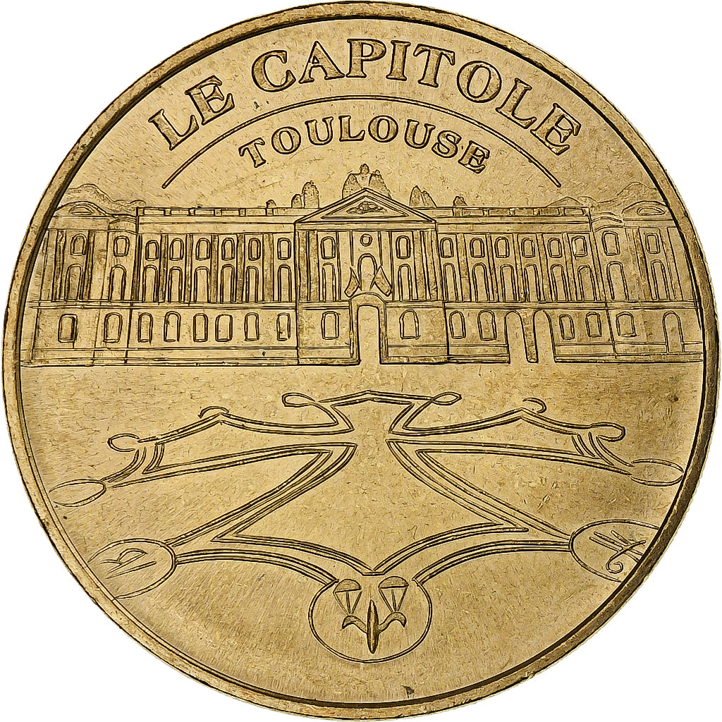 France, Tourist token, Le Capitole de Toulouse, 2006, MDP, Nordic gold, MS(63)
