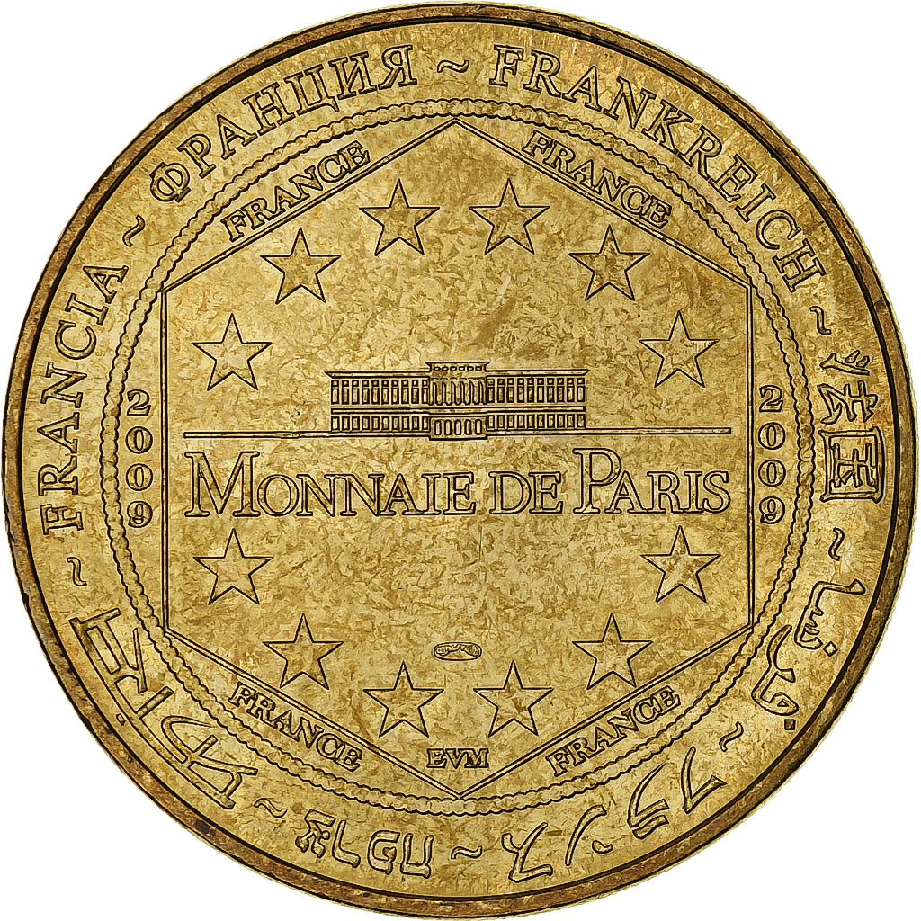 France, Tourist token, Château de Sully, 2009, MDP, Nordic gold, MS(60-62)