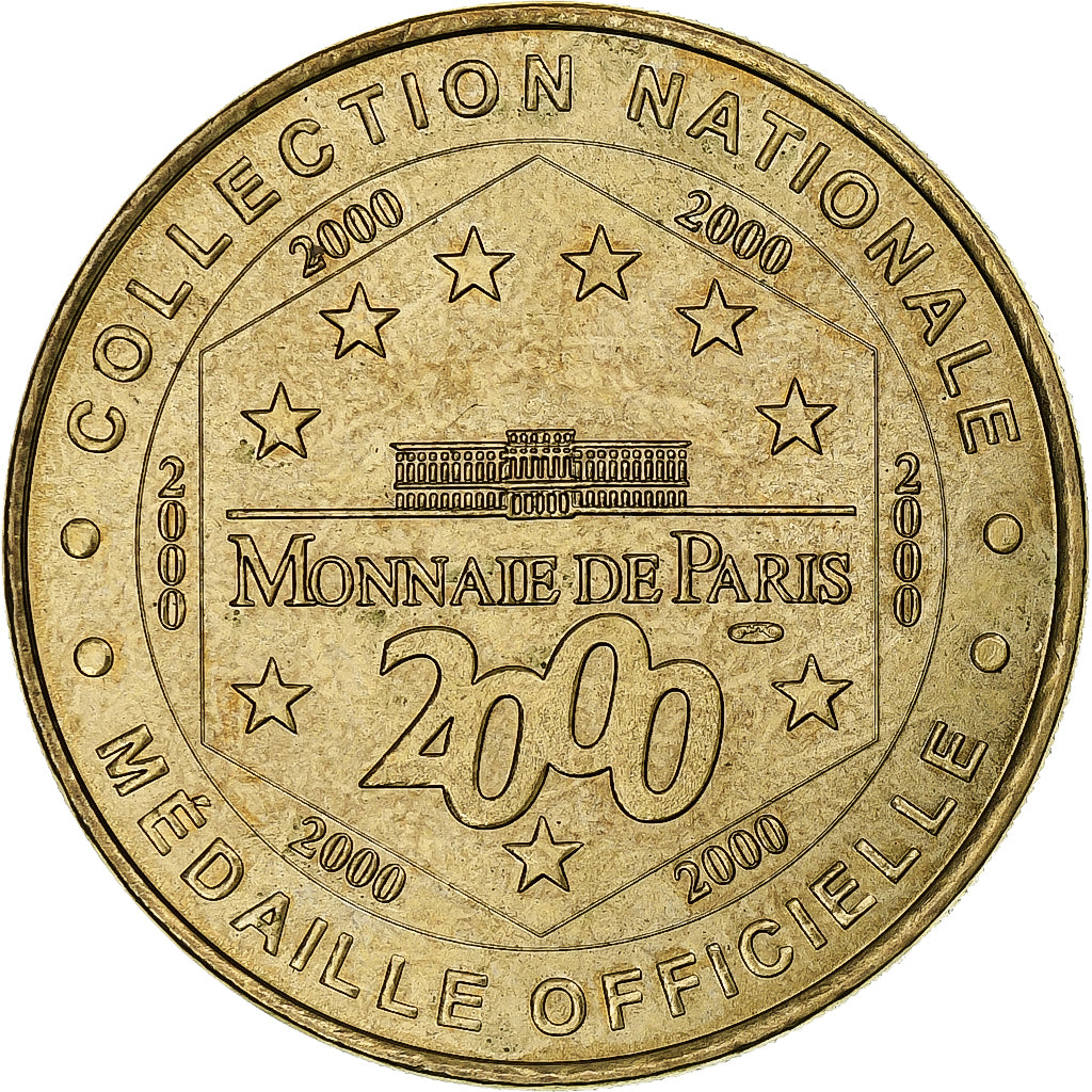 France, Tourist token, Grotte des Demoiselles, 2000, MDP, Nordic gold, MS(63)