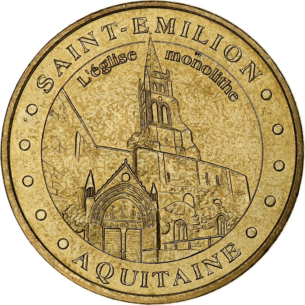 France, Tourist token, Saint-Emilion, 2005, MDP, Nordic gold, MS(60-62)