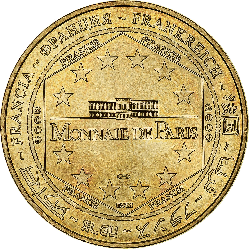 France, Tourist token, Gouffre du Padirac, 2009, MDP, Nordic gold, MS(63)