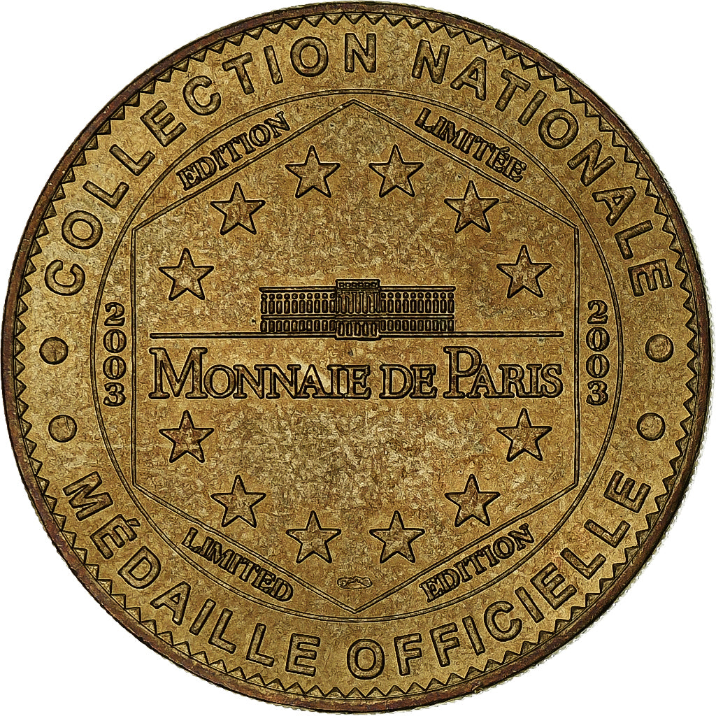 France, Tourist token, Port de Salses, 2003, MDP, Nordic gold, AU(55-58)