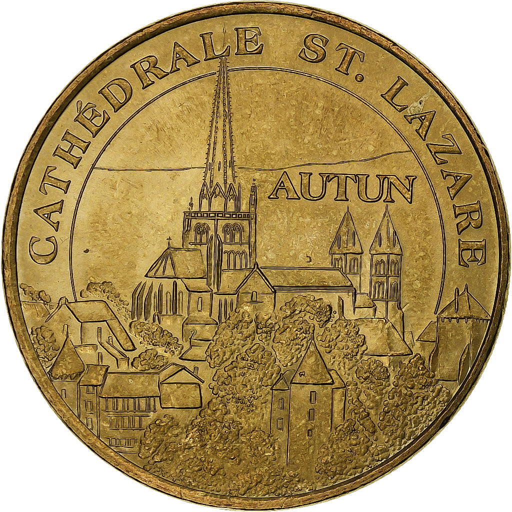 Francia, Tourist token, Cathédrale Saint-Lazare, 2006, MDP, Nordic gold, EBC+