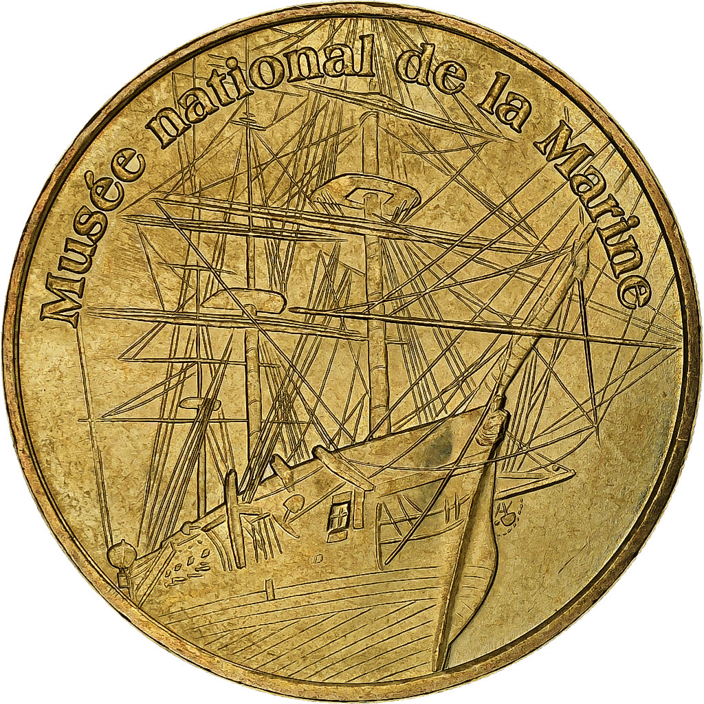 France, Tourist token, Musée National de la Marine, 2007, MDP, Nordic gold