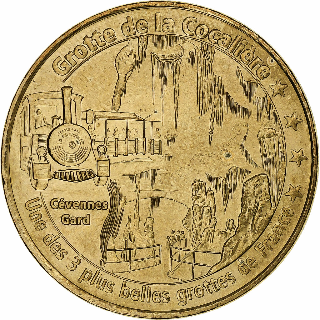 France, Tourist token, Grotte de la Cocalière, 2006, MDP, Nordic gold