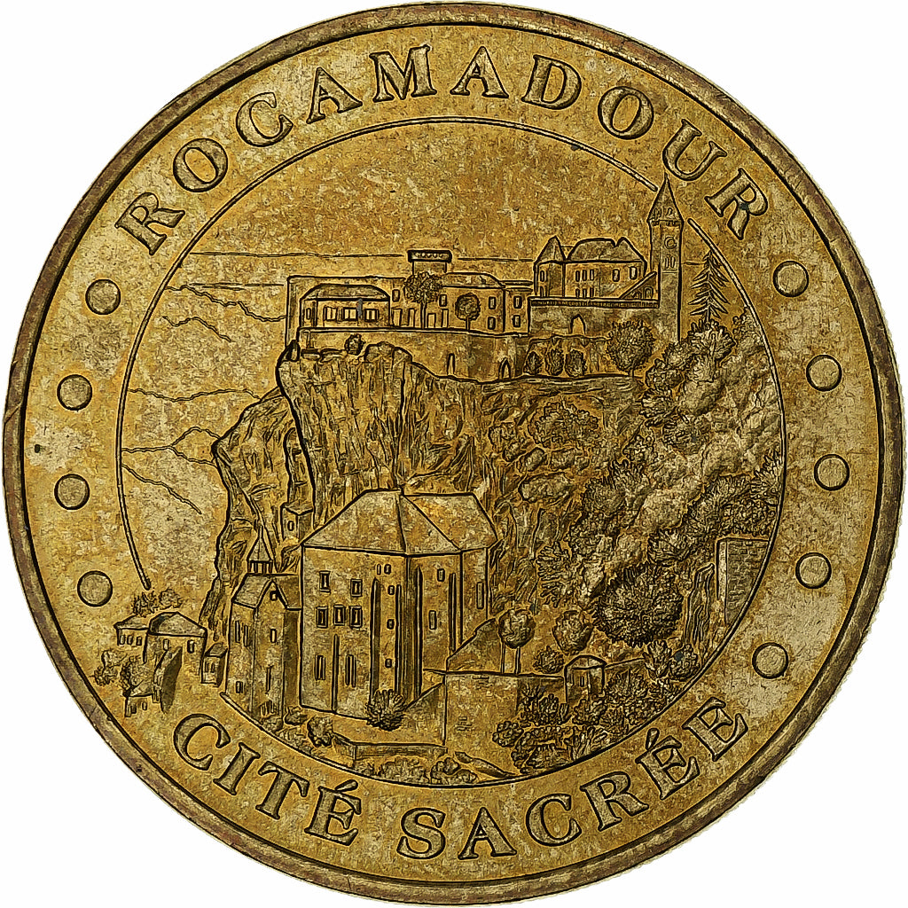 France, Tourist token, Rocamadour, 2003, MDP, Nordic gold, MS(60-62)