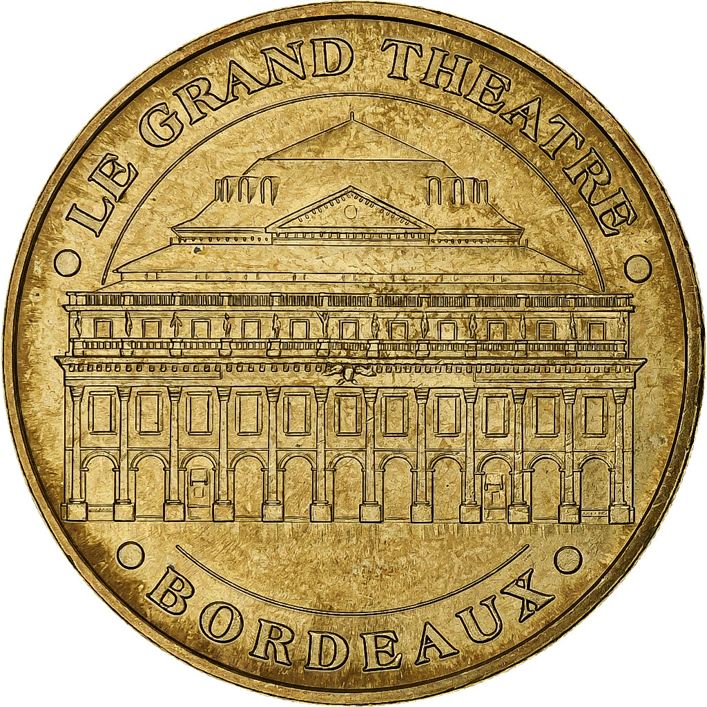 Frankrijk, Tourist token, Grand théâtre de Bordeaux, 2007, MDP, Nordic gold