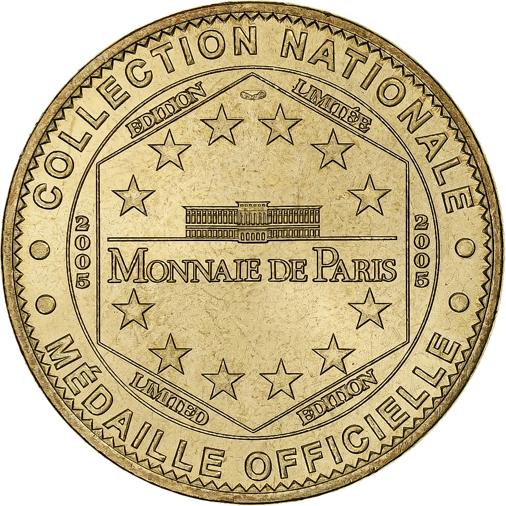France, Tourist token, Eglise Saint-Pierre de Carennac, 2005, MDP, Nordic gold