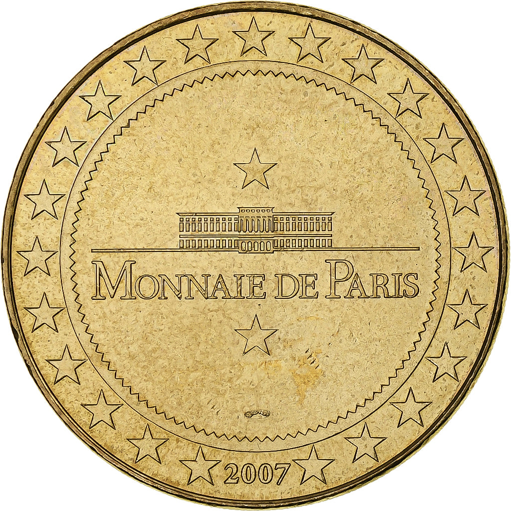 France, Tourist token, Abbaye de Fontevraud, 2007, MDP, Nordic gold, MS(63)