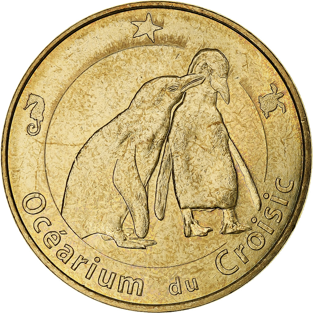 France, Tourist token, Océarium du Croisic, 2009, MDP, Nordic gold, MS(60-62)