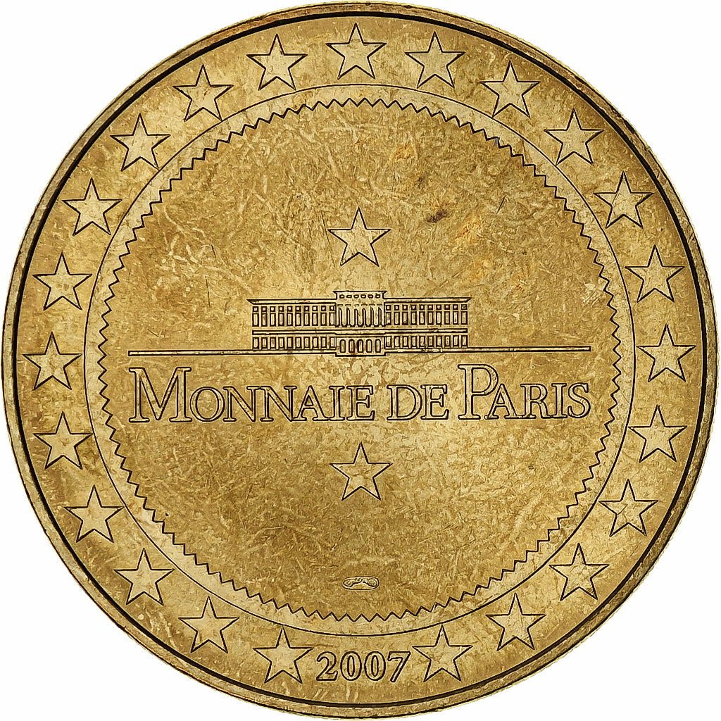 France, Tourist token, La mine bleue, 2007, MDP, Nordic gold, AU(55-58)