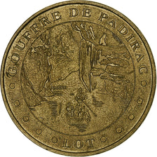 France, Jeton touristique, Gouffre du Padirac, 2001, MDP, Or nordique, SUP