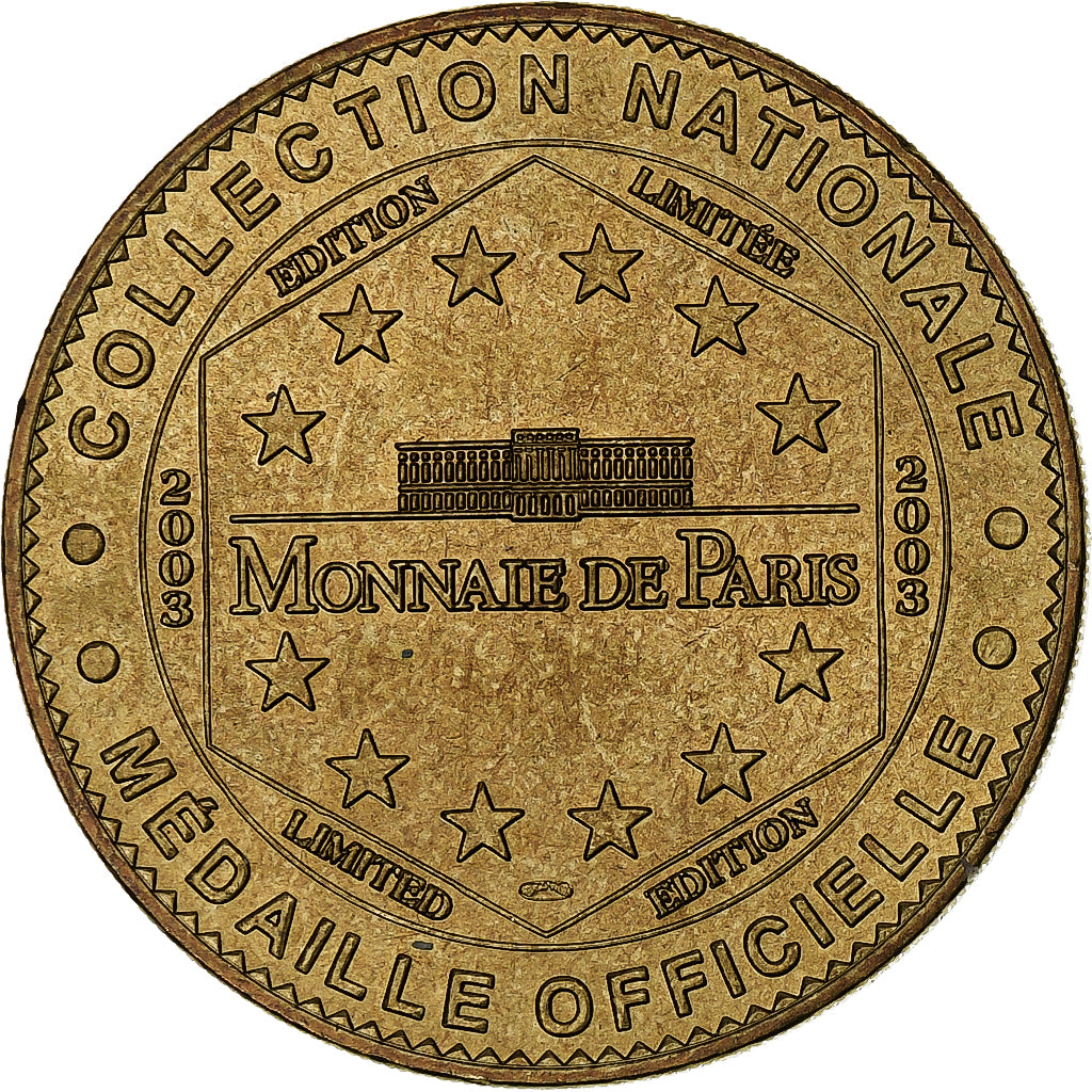 France, Tourist token, Observatoire du Mont-Aigoual, 2003, MDP, Nordic gold