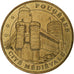 France, Jeton touristique, Fougères, Cité Médiévale, 2003, MDP, Or nordique