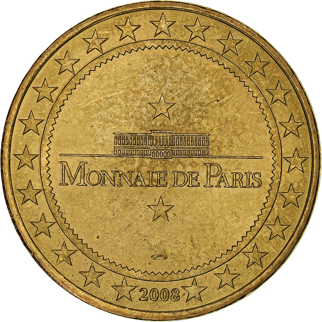 France, Tourist token, Rouge des prés, 2008, MDP, Nordic gold, AU(55-58)