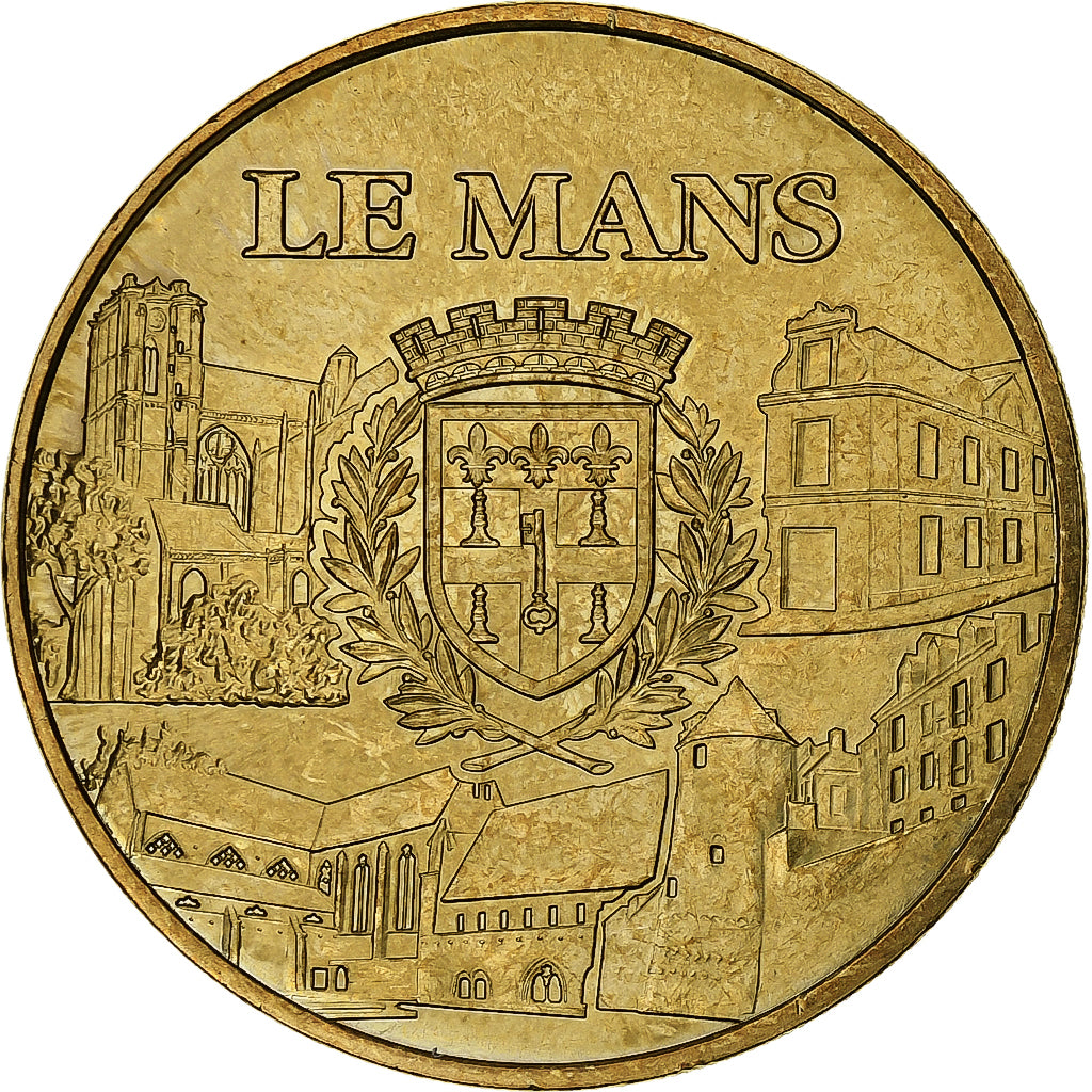 France, Tourist token, Le Mans, 2009, MDP, Nordic gold, MS(60-62)