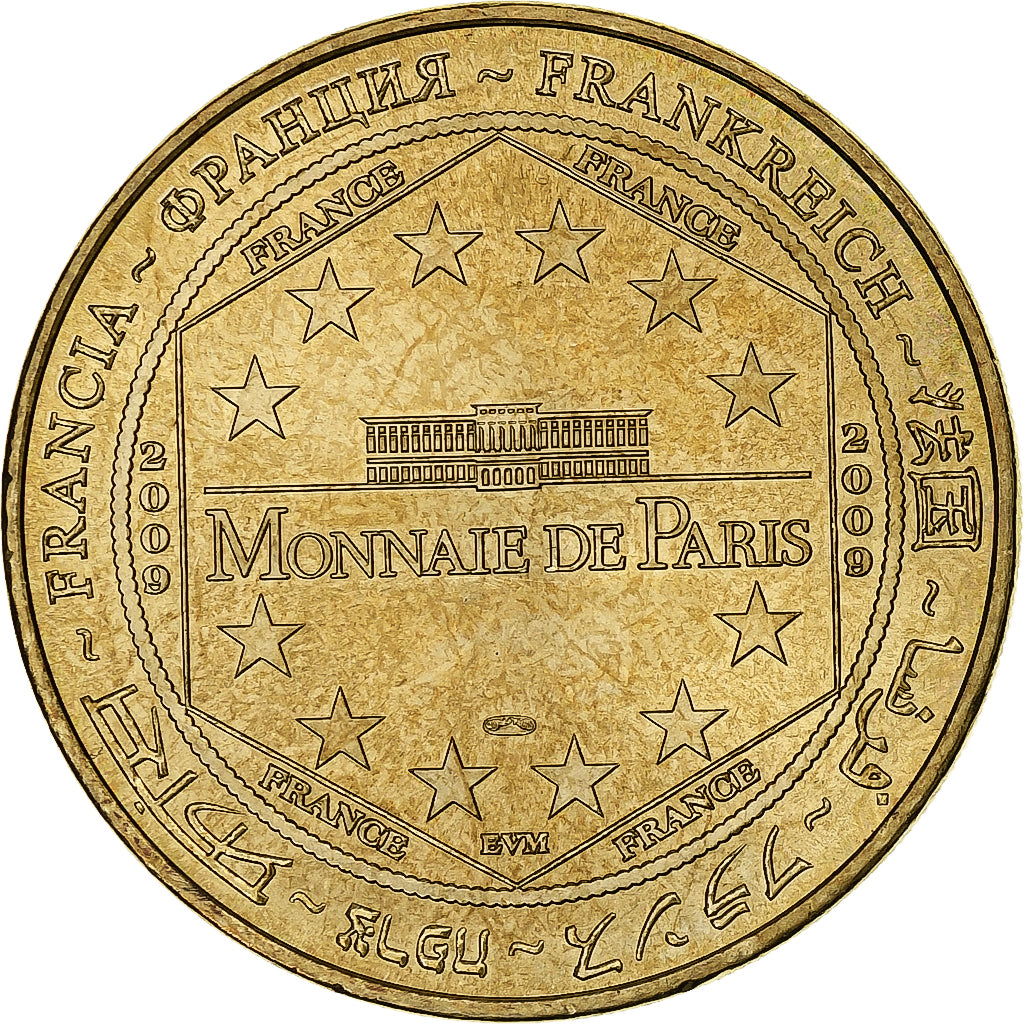 France, Jeton touristique, Le grand blockhaus de Saint-Nazaire, 2009, MDP, Or