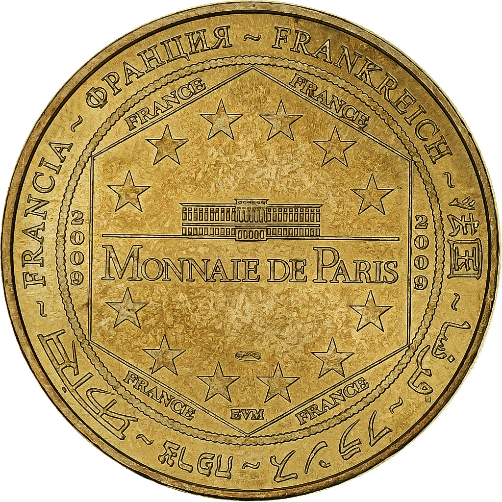 France, Tourist token, Montagne des singes, 2009, MDP, Nordic gold, AU(55-58)