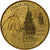 France, Tourist token, Lourdes, Jean-Paul II, 2004, Nordic gold, MS(60-62)