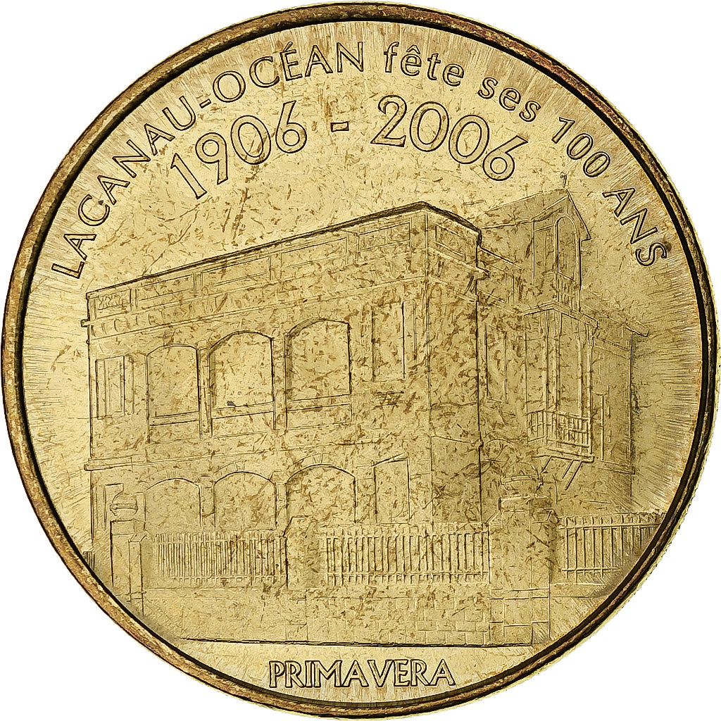 Frankrijk, Tourist token, Lacanau-océan, 2006, Nordic gold, PR