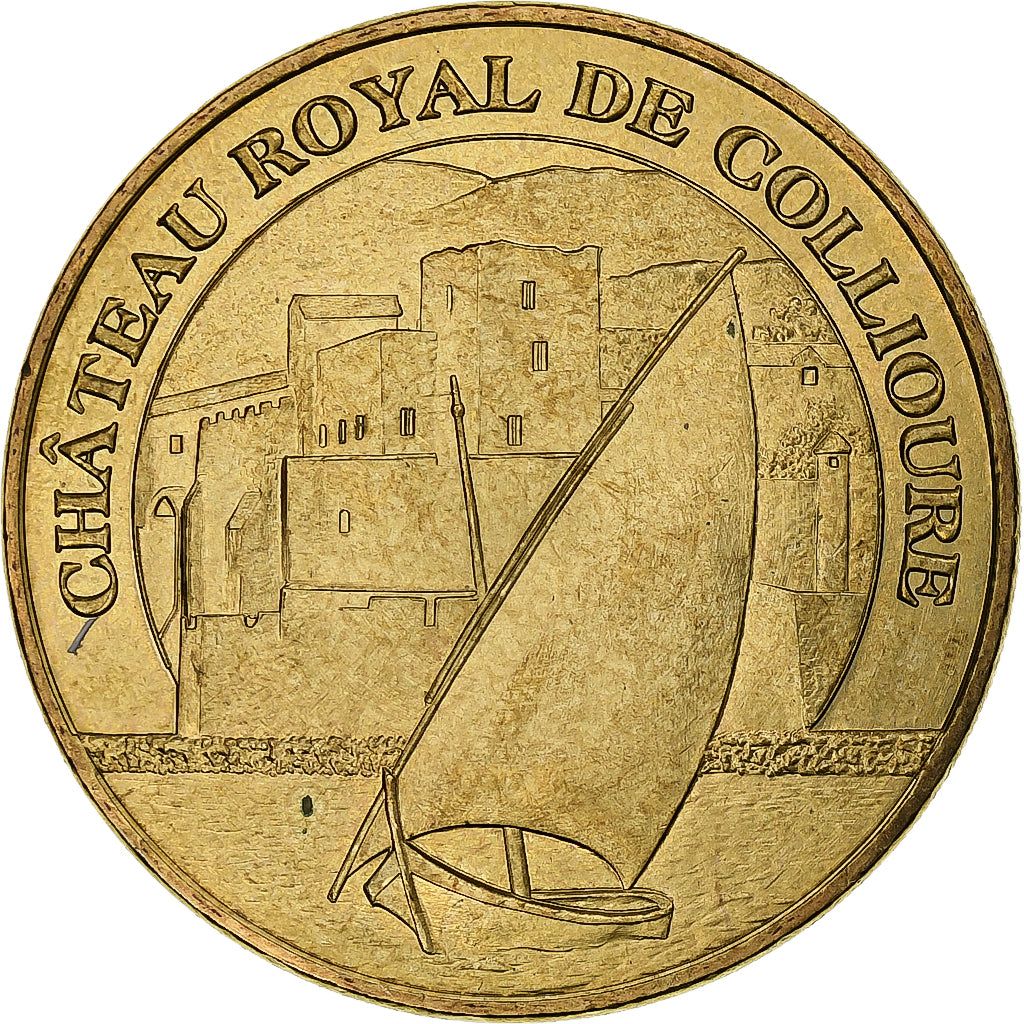 France, Tourist token, Château royal de Collioure, 2007, MDP, Nordic gold