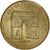 Francja, Tourist token, Arc-de-Triomphe, 2001, MDP, Nordic gold, AU(55-58)