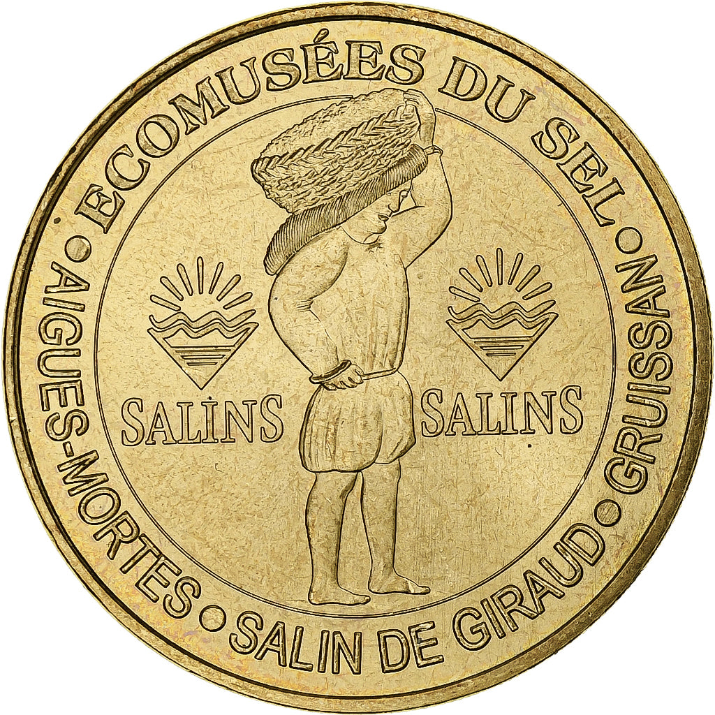 France, Tourist token, Ecomusée du sel, 2008, MDP, Nordic gold, MS(63)
