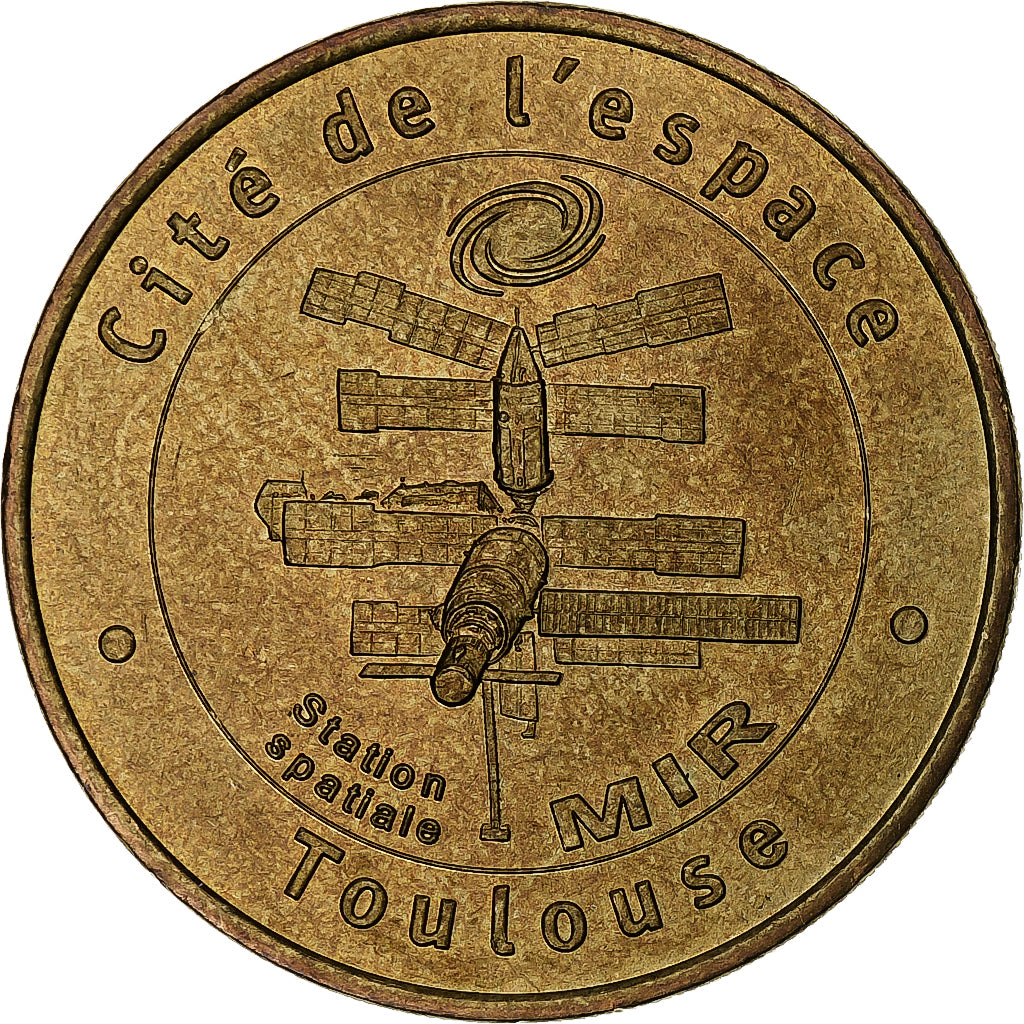 France, Tourist token, Cité de l'espace de Toulouse, 2003, MDP, Nordic gold