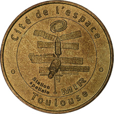 France, Tourist token, Cité de l'espace de Toulouse, 2003, MDP, Nordic gold
