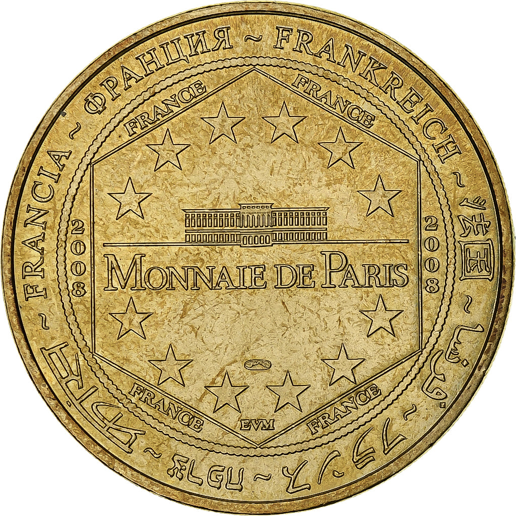 France, Jeton touristique, Disneyland Paris, 2008, MDP, Or nordique, SUP