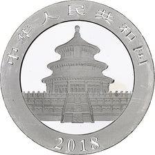 China, 10 Yüan, 1 oz, Panda, Bullion, 2018, PP, Silber, UNZ, KM:2410