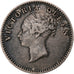 India-British, Victoria, 2 Annas, 1841, Bombay, Silver, VF(30-35), KM:459