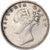 India-British, Victoria, 1/4 Rupee, 1840, Bombay, Silver, VF(30-35), KM:453.1