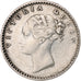 INDIA-BRITISH, Victoria, 1/4 Rupee, 1840, Bombay, Silber, S+, KM:453.1