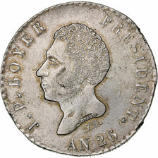 Haïti, Jean-Pierre Boyer, 100 Centimes, AN 26 (1829), Argent, TTB+