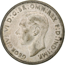 Australia, George VI, Florin, 1946, Melbourne, Billon, AU(50-53), KM:40a