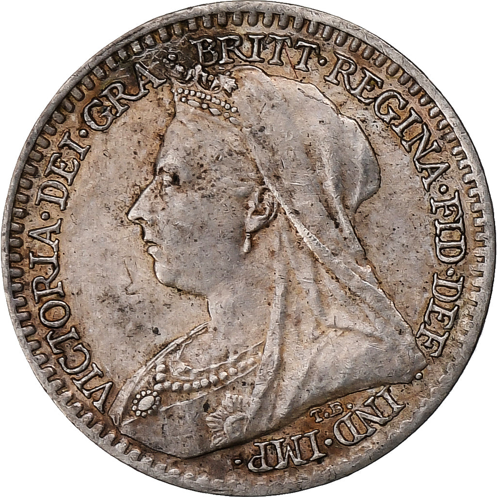 Reino Unido, Victoria, Penny, 1895, London, Plata, MBC+, Spink:3947, KM:775