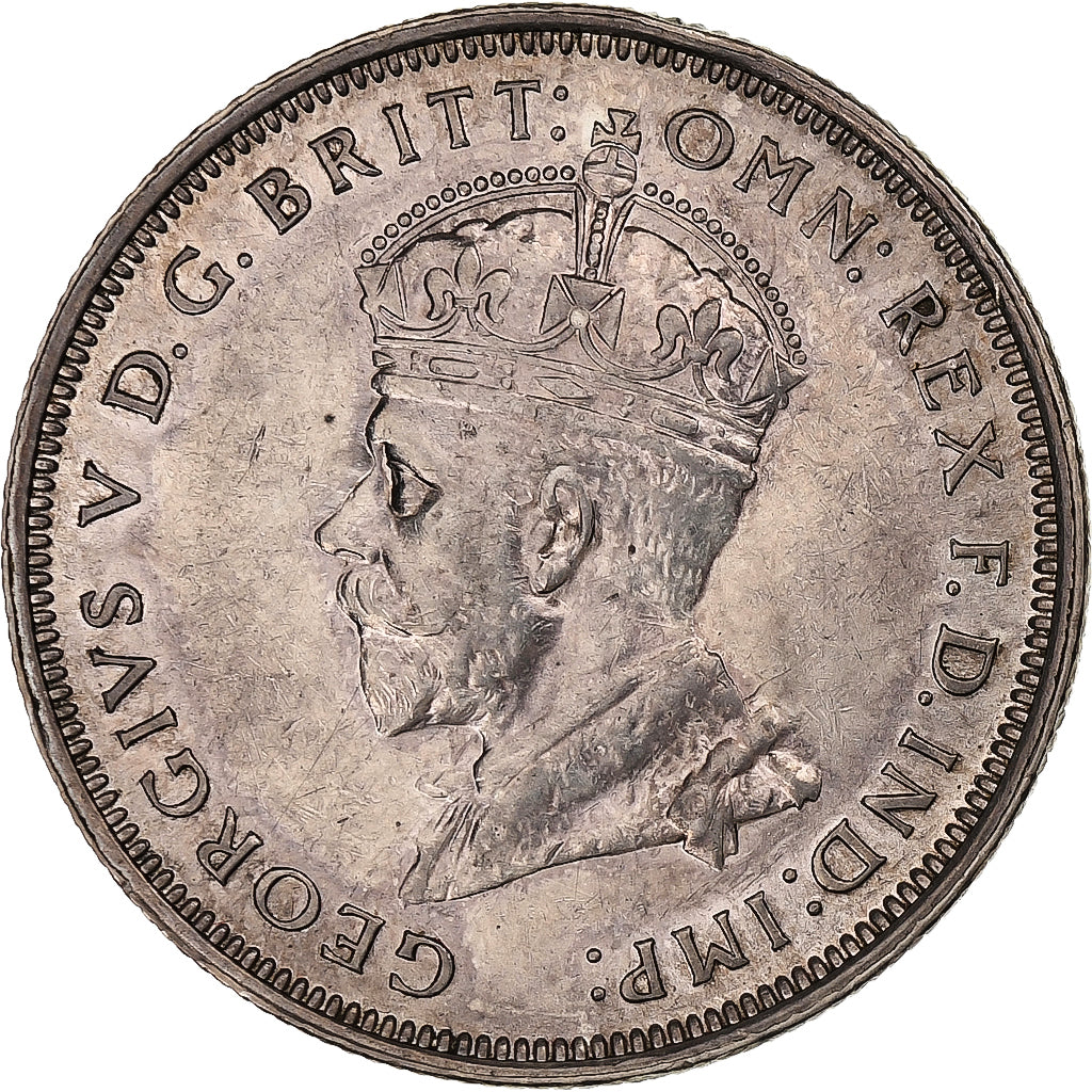 Australia, George V, Florin, Parliament House, 1927, Melbourne, Silver